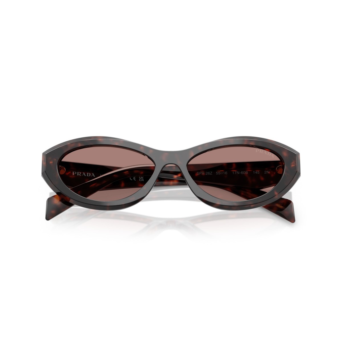 Prada PR 26ZS 17N60B | Oval Sunglasses | Vytria Eyewear