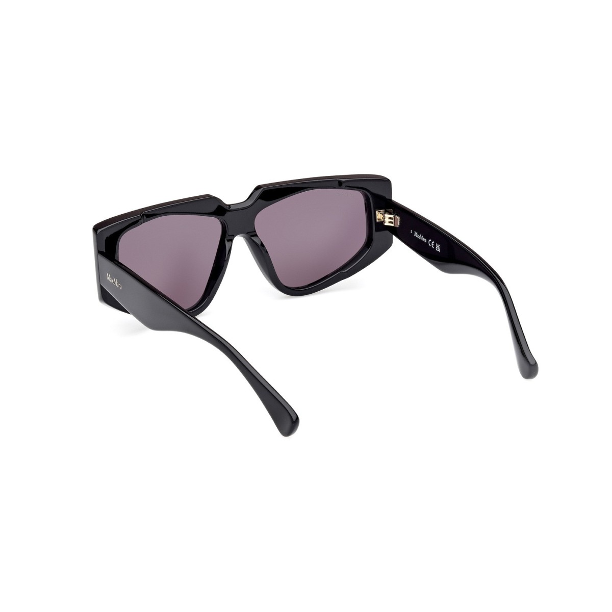 Max Mara MM0125 01A | Rectangular Sunglasses | Vytria Eyewear