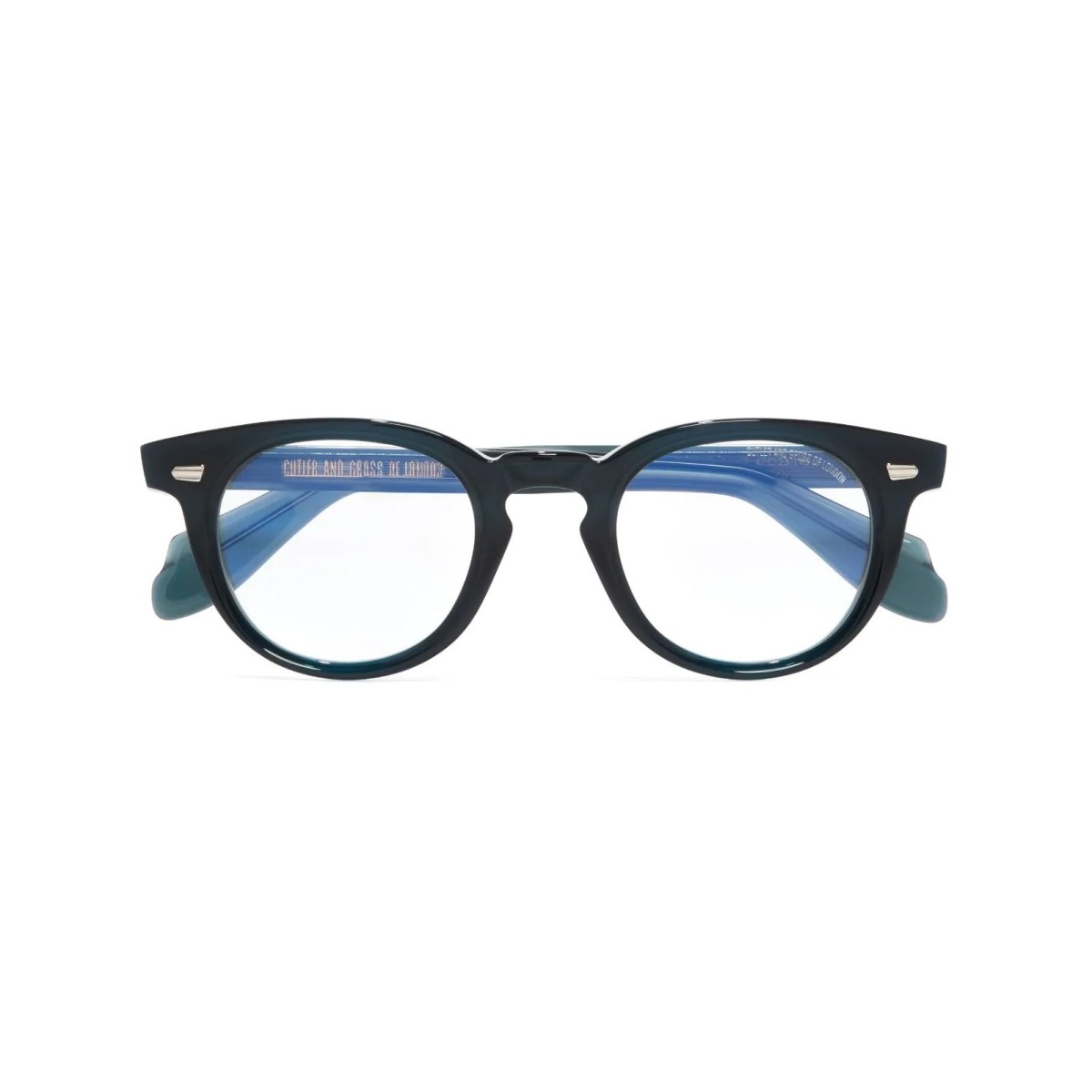 Cutler and Gross Eyeglasses 1405 | Opal Teal Frames