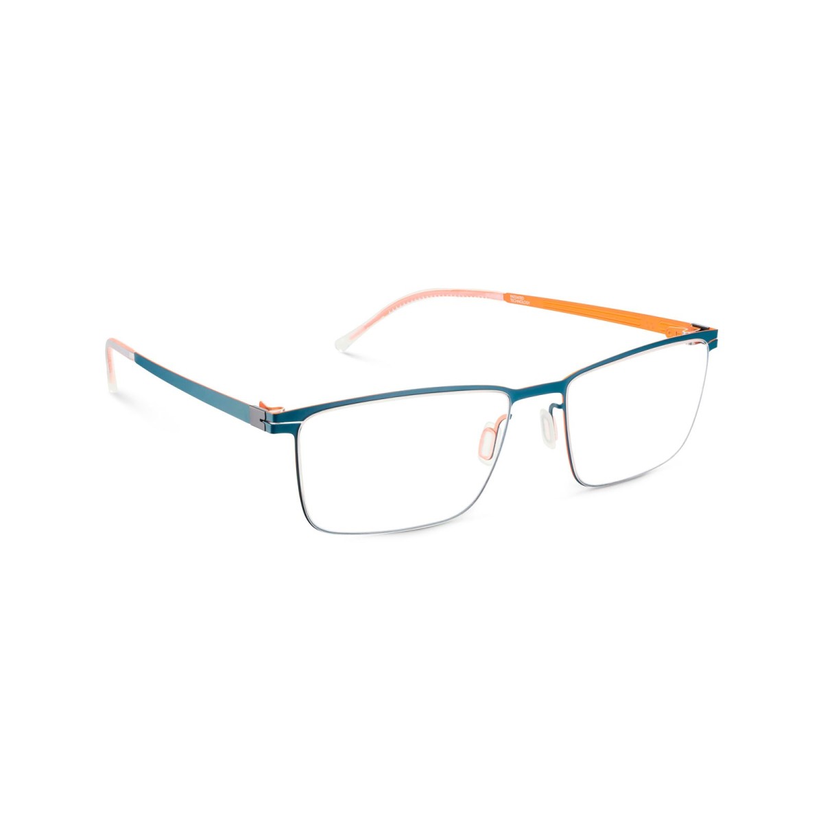 Lool Byte Petrolium Orange | Square Frames | Vytria Eyewear