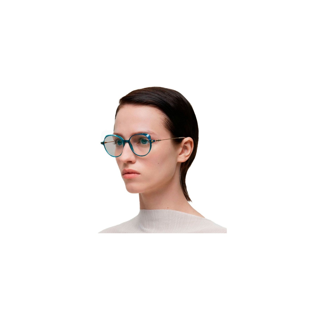 Lool Capella Petrolium Gold | Round Frames | Vytria Eyewear