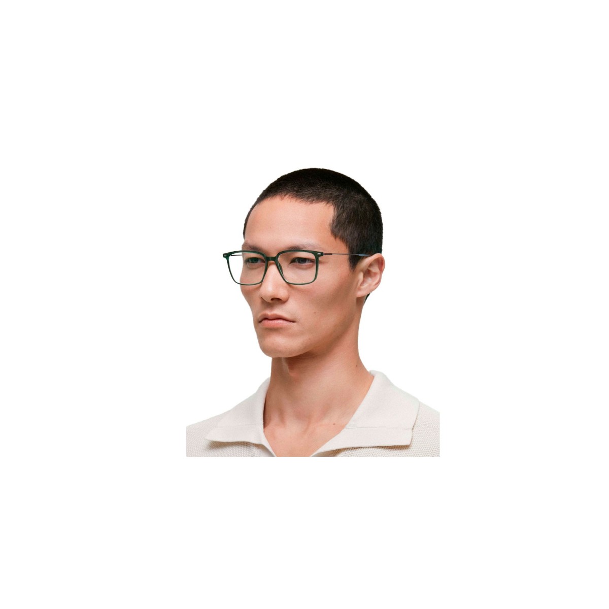 Lool Castor Dark Green Grey | Square Optical Frames | Vytria