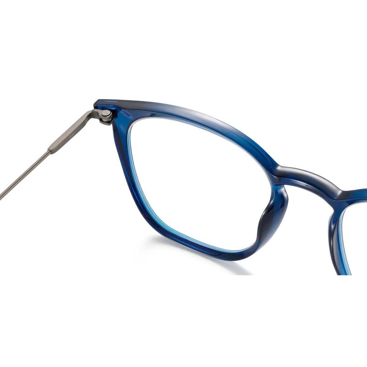 Lool Dubhe Dark Blue Grey | Square Optical Frames | Vytria
