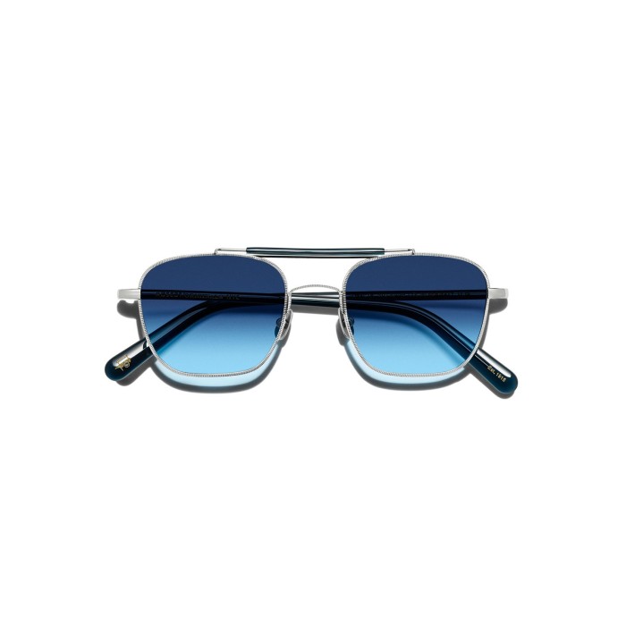 Sunglasses Moscot Gafilta Silver Navy