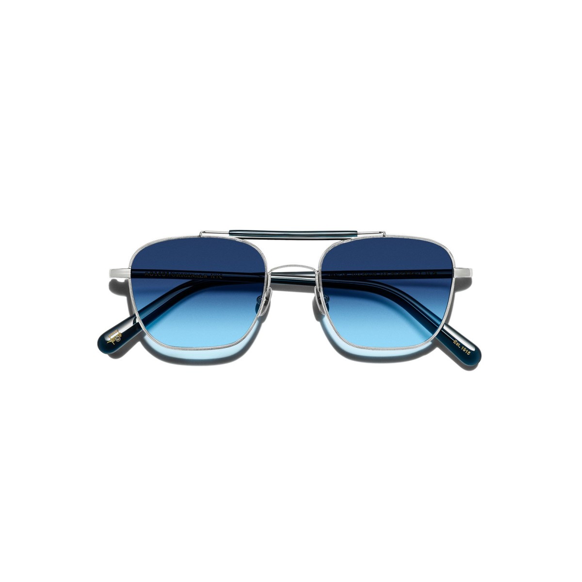 Sunglasses Moscot Gafilta Silver Navy
