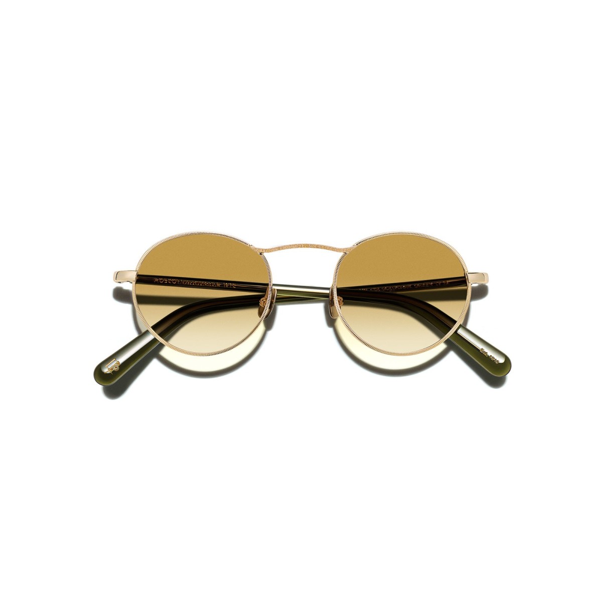 Sunglasses Moscot Kanaka Gold Dark Green