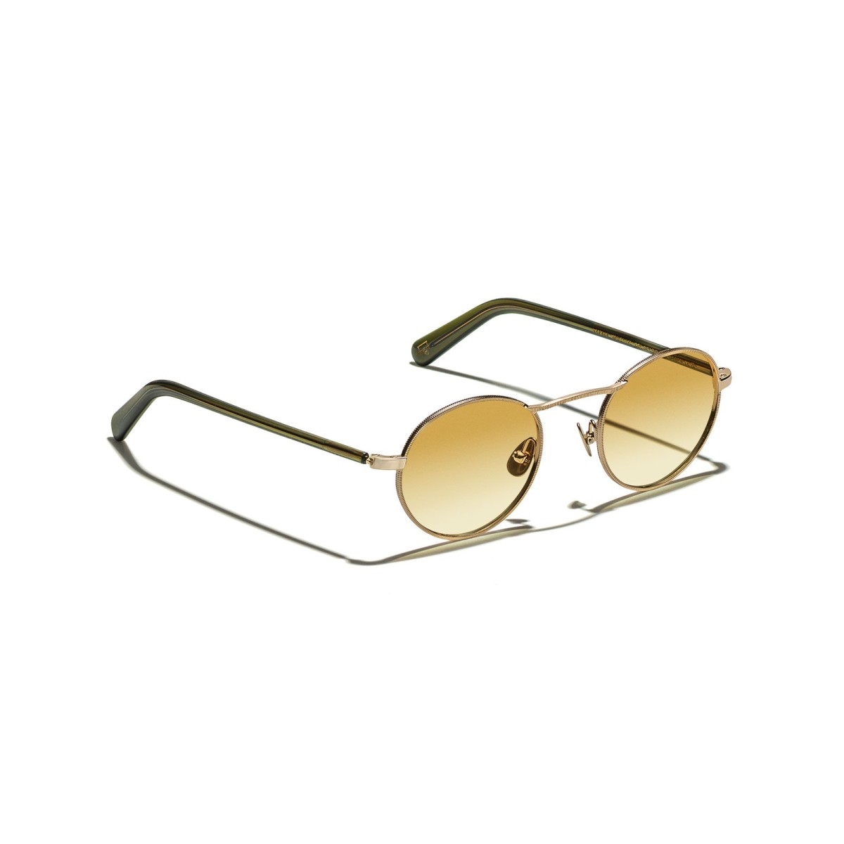 Moscot Kanaka Gold Dark Green | Gafas de sol | Vytria Eyewear