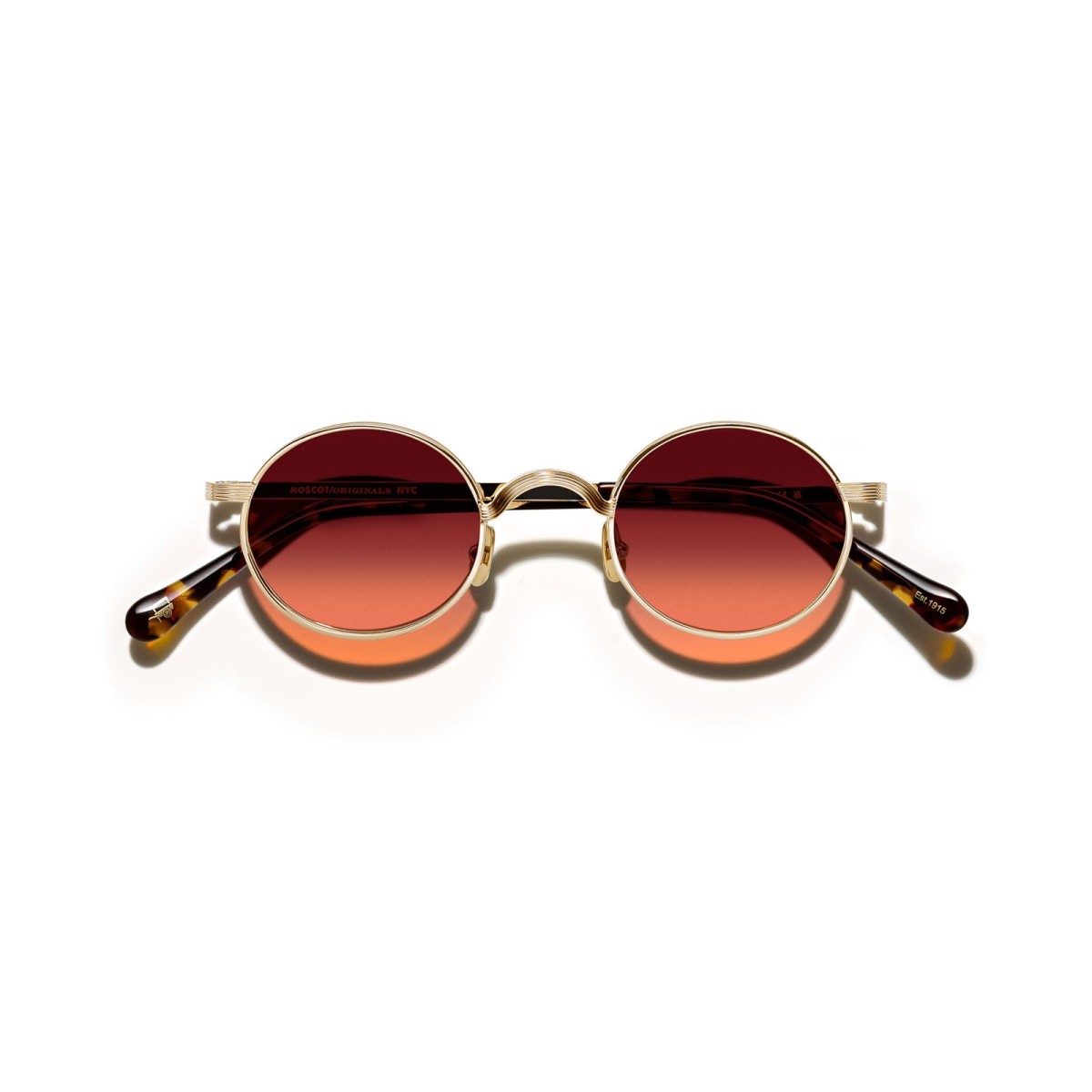 Moscot Moyel Gold Sunglasses